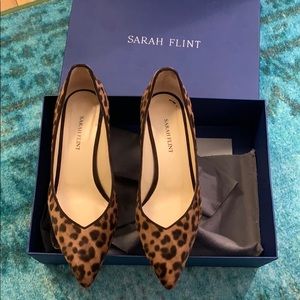 Sarah Flint Cheetah heels worn 2-3 times.